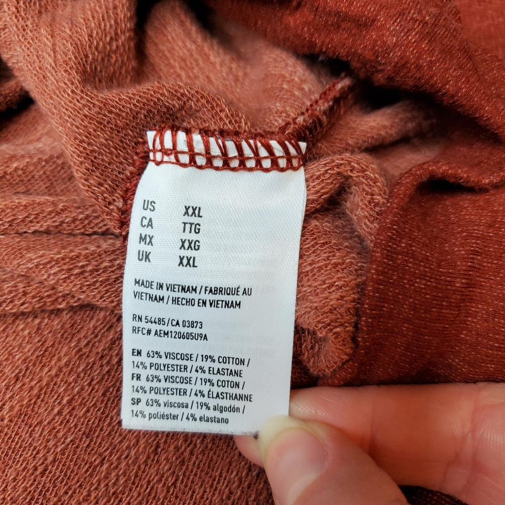 Rust Split Back Sweatshirt - image 7